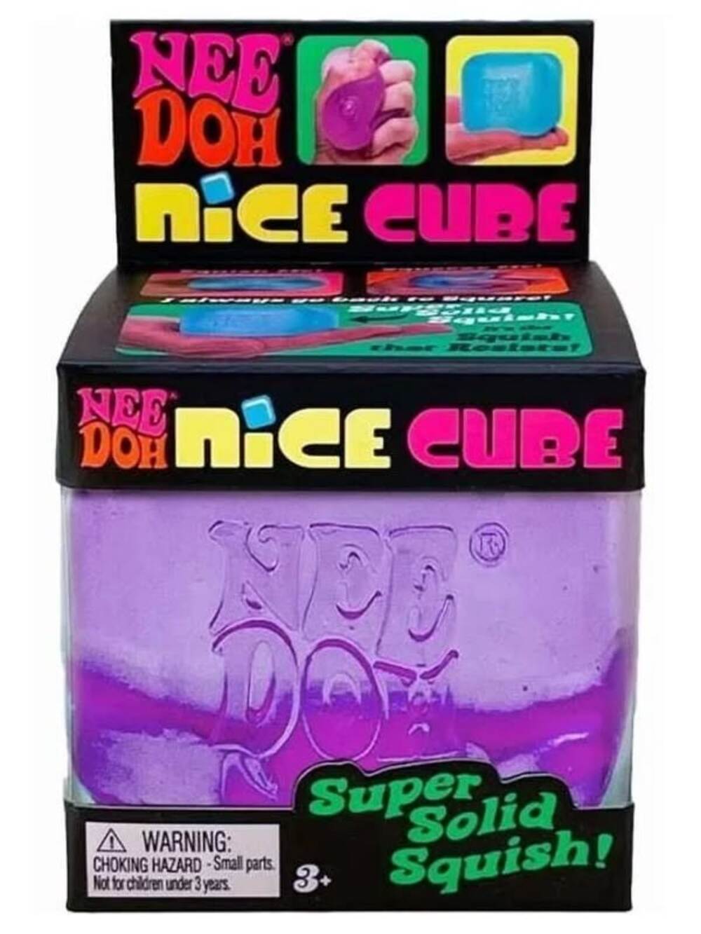 NeeDoh Nice Cube - PURPLE | The Original Sensory Ice Cube Squish - NIB!